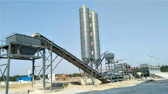 Impianto di miscelazione del terreno stabilizzato all'acqua per la costruzione di autostrade sull'impianto di betonaggio in loco