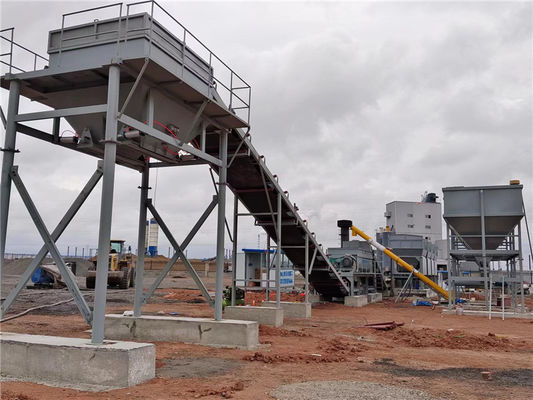 Impianto di miscelazione del cemento del terreno calcareo 300-800t/H sulla centrale di betonaggio del sito