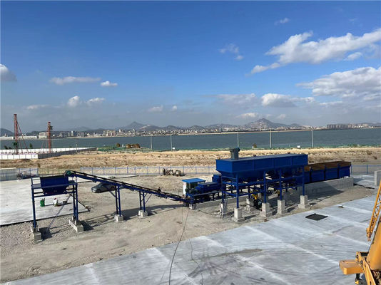Impianto di miscelazione stabilizzato altamente efficiente del suolo con il silo di cemento orizzontale