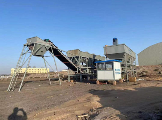 Unità di miscelazione stabilizzata per l'acqua senza fondazione e contenitore per lavori di costruzione