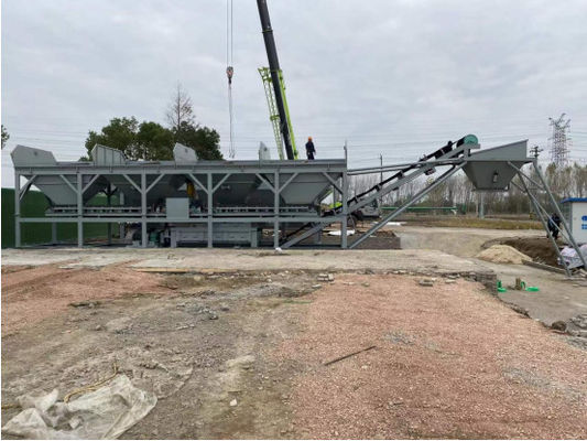 Impianto di miscelazione stabilizzato senza fondazione