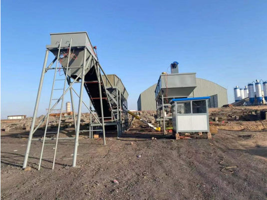 Stazione di miscelazione stabilizzata con acqua senza fondazione