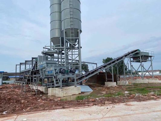 Struttura combinata Impianto mobile di miscelazione del suolo Capacità 300-600 t/h